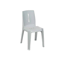 Chaise empilable en polypropylène M2 ou M4 - ROMA - assise pleine ou ajourée, patins antibruit et antidérapants_3