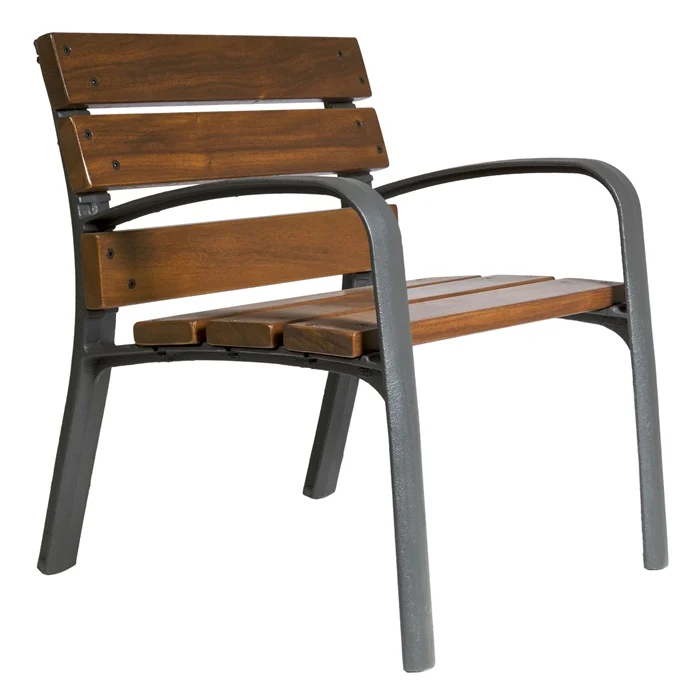 Banc et fauteuil Modo bois et fonte_3