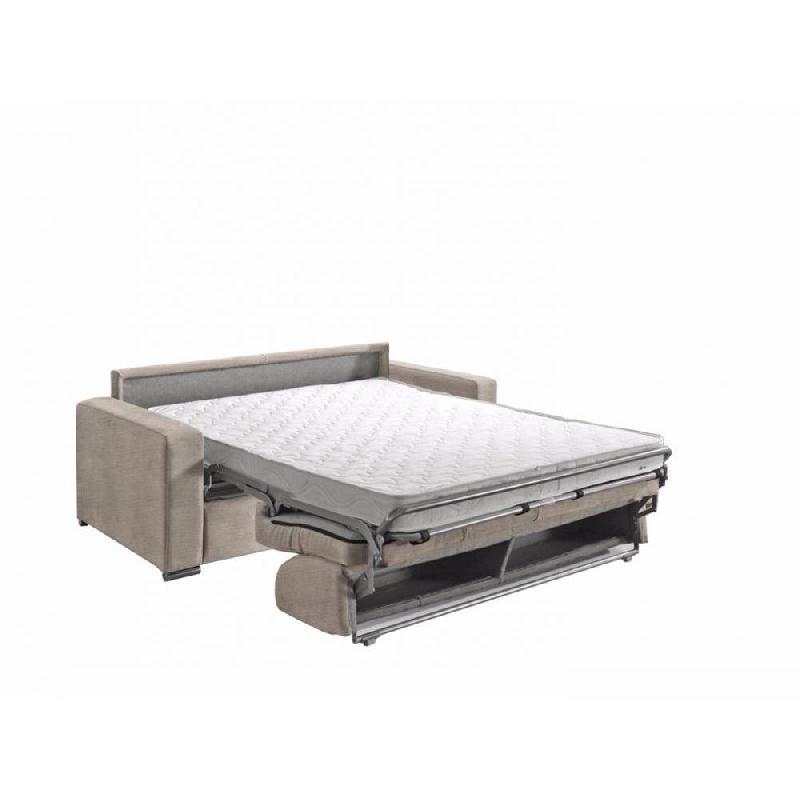 Meuble convertible italien en tissu hydrofuge gris anthracite