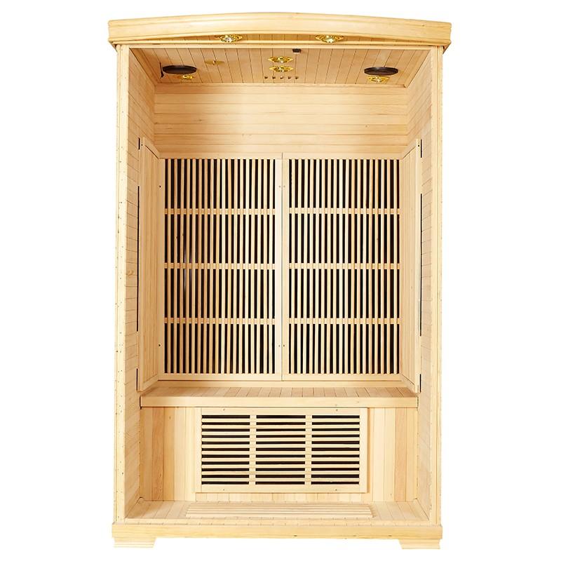 SAUNA INFRAROUGE NORDICA® CARBONE IR2 - (2 PLACES) 120X100_3