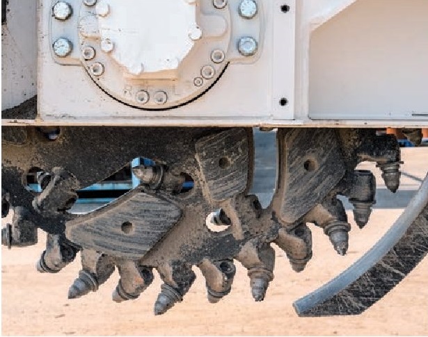 Scies à rocher pour micro-tranchées destinées à la pose de fibre optique - Profondeur de coupe jusqu'à 800 mm - SIMEX T 300_3