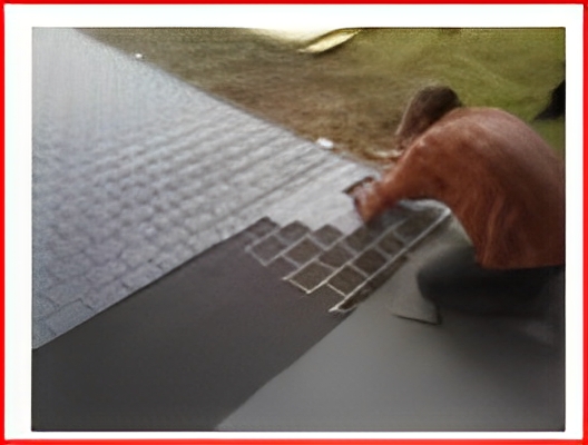 Pavé easy épaisseur 1 cm avec bords droits