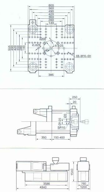 HX 128 - Presse à injection plastique - Hysion - Capacité d'injection 222 cm³ - Moteur d'asservissement_3