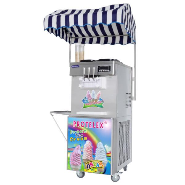 Machine à Glace Italienne 2 parfums + mix 38 L/h - refroidissment à air - 2,7 kW_3
