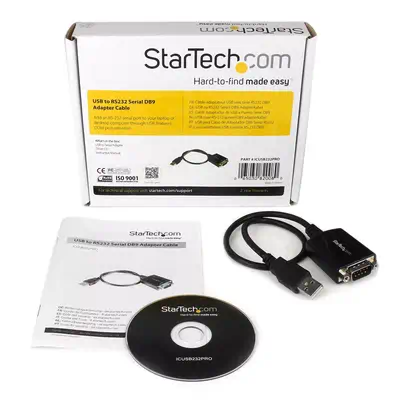 StarTech Cble Adaptateur de 30cm USB vers Série DB9_3