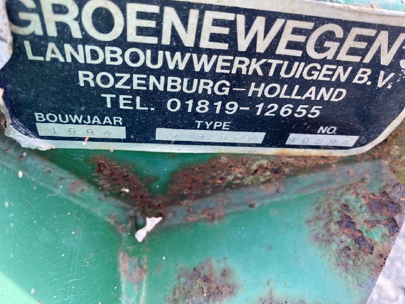 Bineuse agricole Groenewegen - Butteuse à griffes d'occasion - Largeur 2m, 2 rangs_3