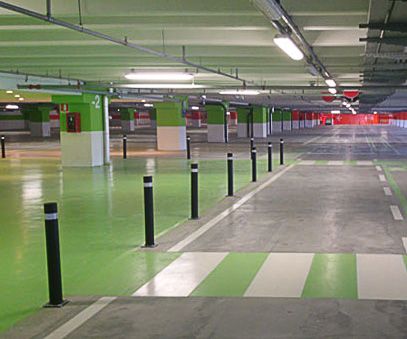 Potelet à mémoire de forme - A-Flex B - Plaque 160×160 mm - Fixation par 4 taquets métalliques_3