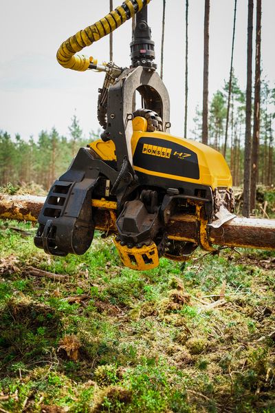 Ponsse H7 HD avec géométrie de pivot de basculement optimisée