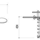 Jeu Ressort Trèfle pour Enfants de 1 à 12 ans en Polyéthylène UV - Modèle Dauphin, Éléphant, Poisson_3