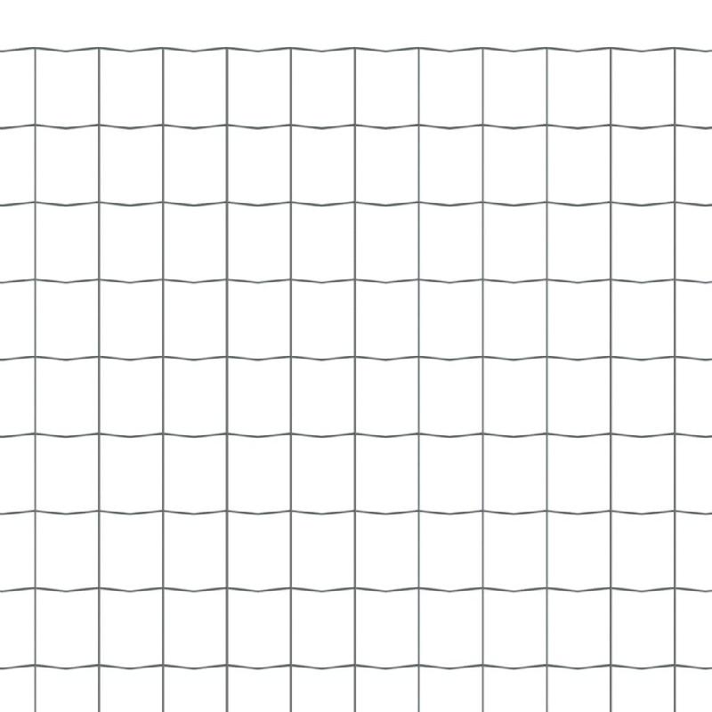 Vidaxl clôture euro acier 25 x 0,8 m gris 142514_3