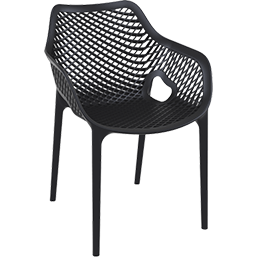 Chaise empilable en polypropylène teinté anti-UV - renforcée en fibre de verre - ARCHI_3
