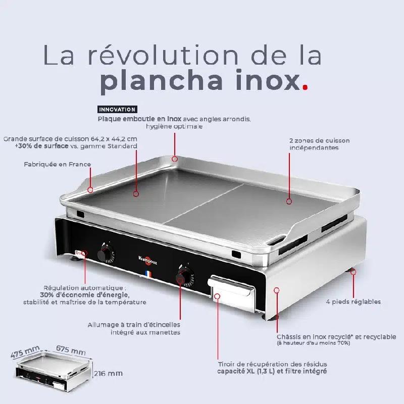 Plancha gaz large confort KRAMPOUZ_3