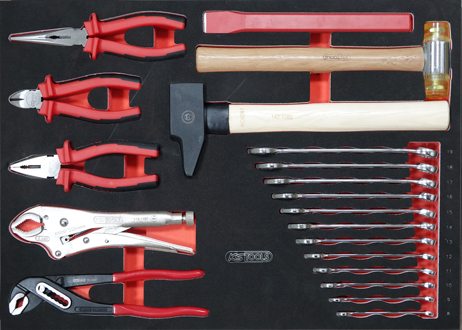 Servante d'atelier KS TOOLS One by One - 7 tiroirs, édition limitée avec 251 outils_3