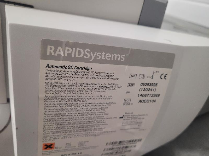SIEMENS RapidLab 1245 Analyseur d'électrolytes et des gaz du sang pour pièces_3