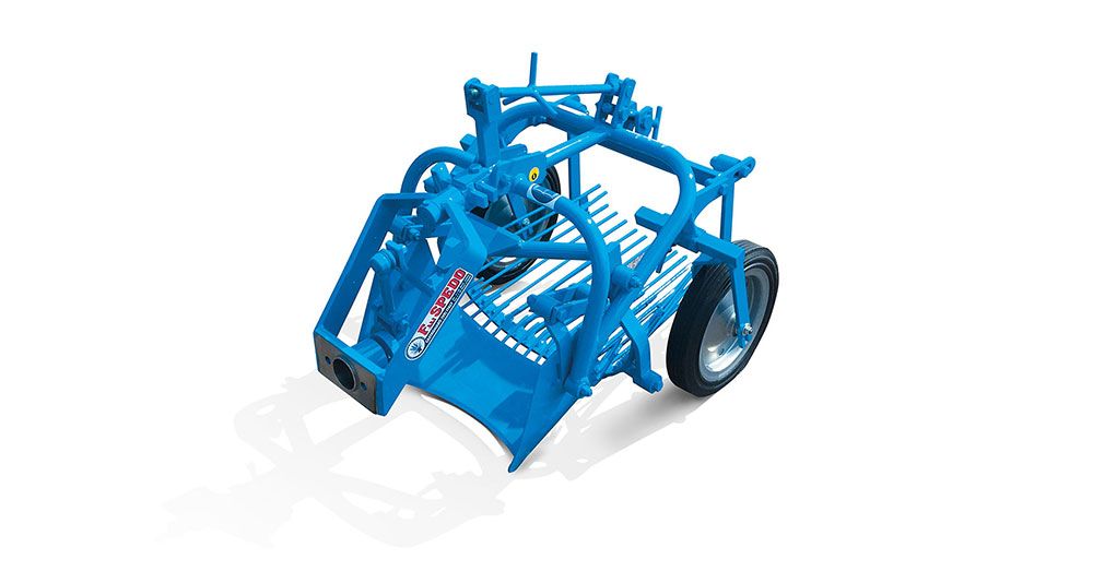 Matériel agricole pour l'arrachage des pommes de terre avec tamisage vibrant