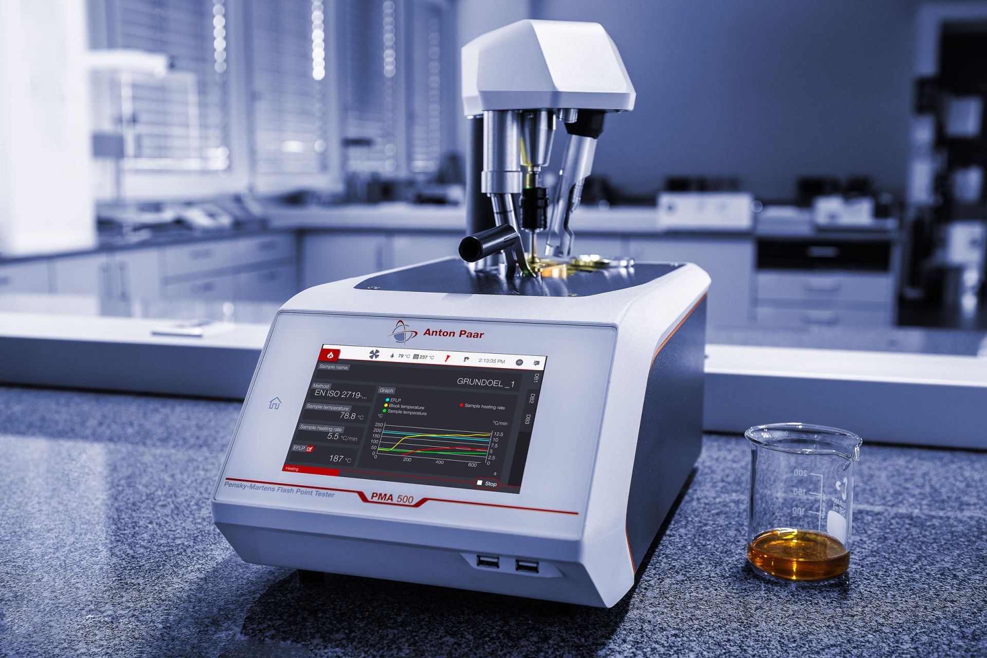 Testeur de point d'éclair Pensky-Martens : PMA 500 / 300_2