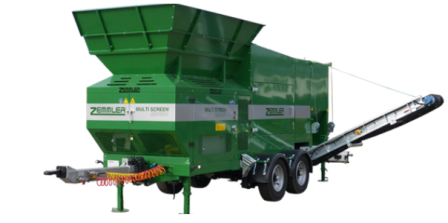 Machine de criblage Zemmler MS 3200 pour écorces et copeaux de bois