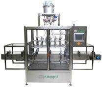 Remplisseuse linéaire  automatique premium Stoppil - jusqu'à 5000 bouteilles/heure - structure en Inox 304L_3