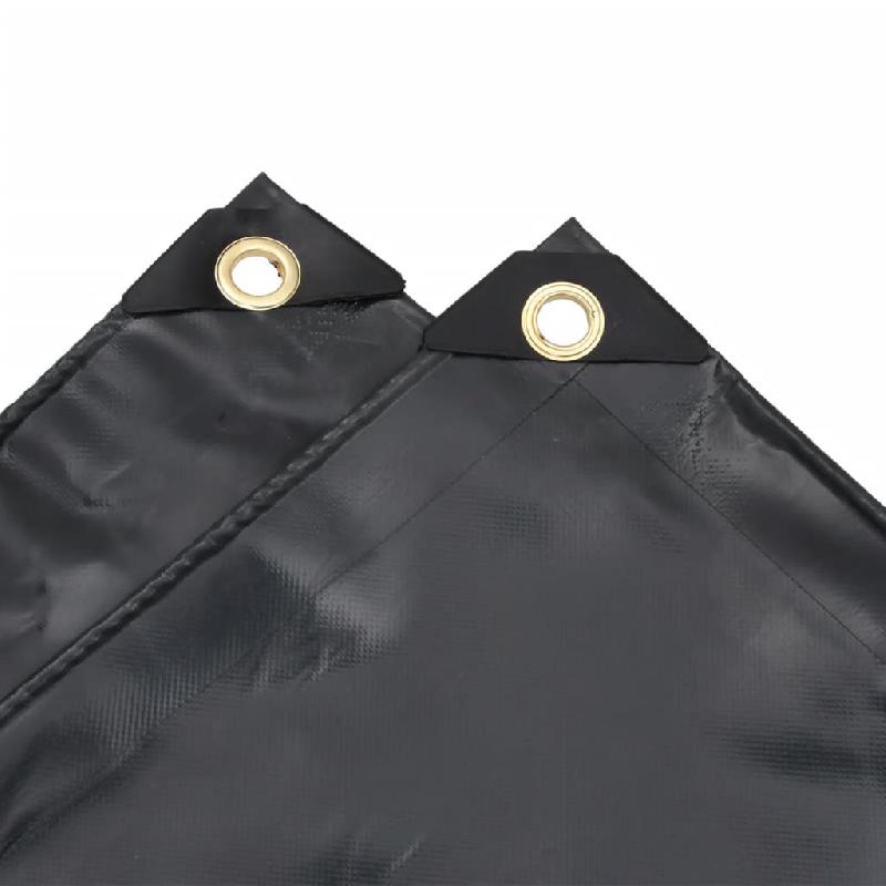Vidaxl bâche noir 2,5x4,5 m 650 g/m² 156077_3