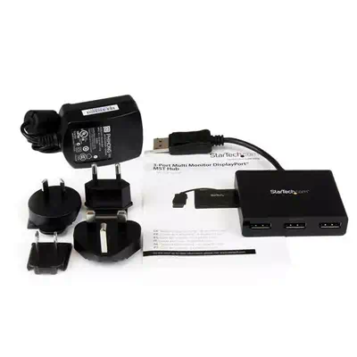 Répartiteur DisplayPort 1.2 à  3 ports, Adaptateur Multi-Moniteur DisplayPort vers 3x DP, Hub MST Dou_3