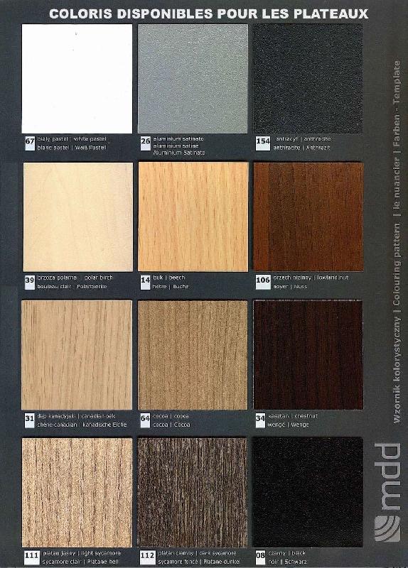 Table haute avec pieds en métal - MDD - Blanc, 120 x 70 cm_3