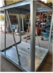 Colonne de tri 4m3 avec structure recyclable et bois certifié