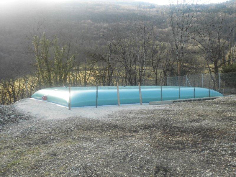Citerne souple de stockage pour eau potable - RCY - textile enduit avec armature polyester, volume plié compact_3