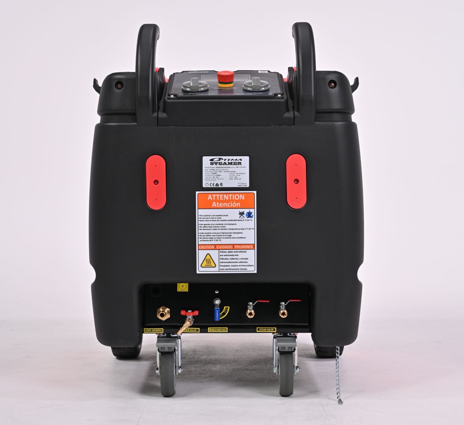 Machine vapeur professionnelle haut débit - Optima Steamer XD diesel_3