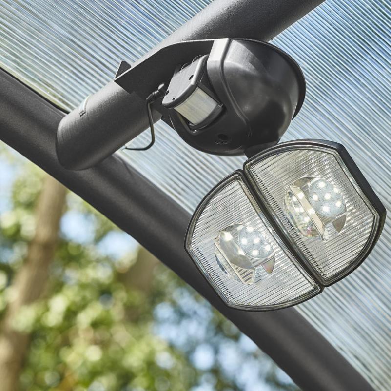 Abri sécurisé Dôme Livré avec un panneau solaire + spot (détecteur de présence uniquement la nuit)_3