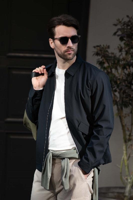 Veste unisexe - Bleu marine foncé - Detroit - Élégance classique et robuste - Nimbus_3