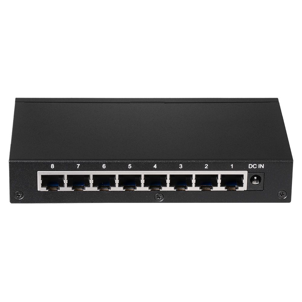 Switch Gigabit de bureau - Emidax GS-1008E V2 - 8 ports RJ-45 - Sans ventilateur_3