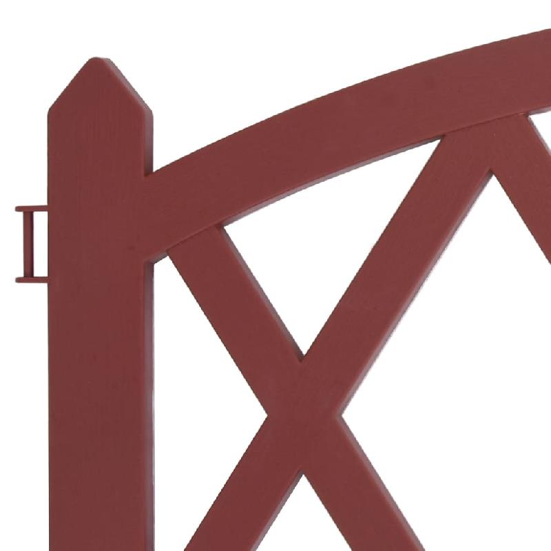 Vidaxl bordures de pelouse 17 pcs rouge 10 m pp 318296_3