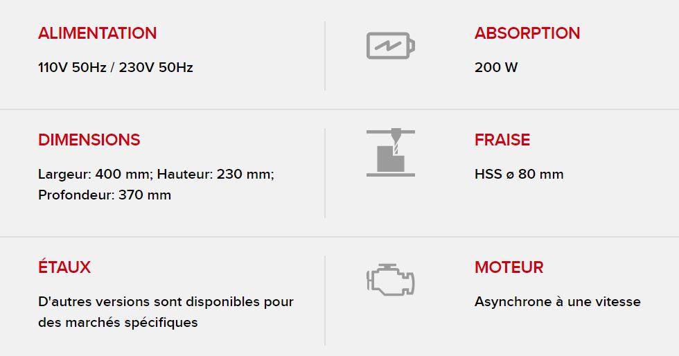 Falcon - Machine mécanique pour clés spéciales Tibbe, Abus, Abloy - Keyline S.P.A. - 17 kg_3