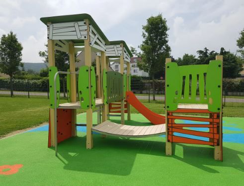 Structure de jeux à 3 tours - Ma cabane Réf 3710 TRANSALP - Tranche d'âge 2 à 8 ans - Pour parcs, écoles et espaces verts_3
