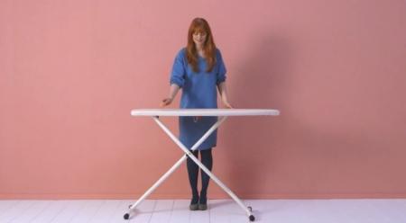 Table à repasser taille D -135 x 45 cm, pour centrale et fer vapeur - Titan Oval Brabantia UGS345647_3