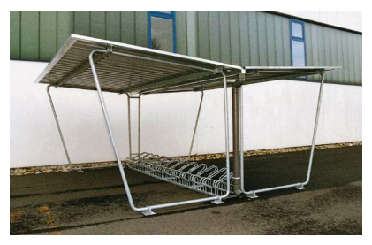 Abri vélo ouvert 5e / toiture en bac acier_3