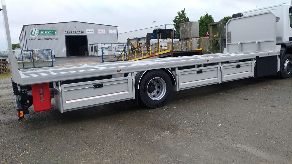 Plateaux porte-gaz - HPC - remorque plateau pour poids lourd_3