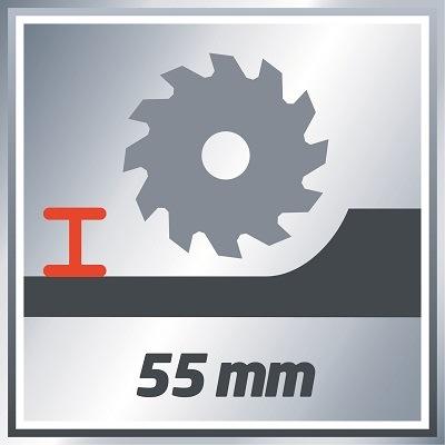 Scie circulaire de table 1200 W - TE-CS 165 - réglages sans outil, lame CT haut de gamme, rail-guide Einhell_3