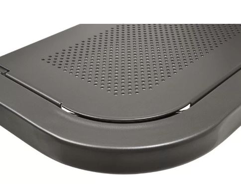 Banc public Conviviale en tôle perforée - épaisseur 2 mm - longueur 2000 mm - structure en tube acier_3