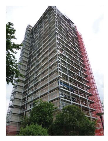 Securifran Échafaudage - Altrad Équipement - Tube acier galvanisé Ø45mm - Largeur 800mm et travées réglables_3