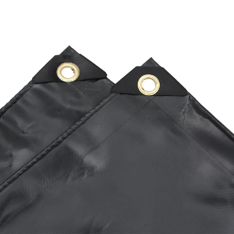 Vidaxl bâche anthracite 5x5 m 650 g/m² 156103_3