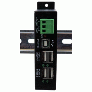 EXSYS EX-1163HMS Hub métal USB 2.0, 4 ports, Protection contre les surtensions ESD de 15KV_3