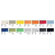 Chaise de conférence pratique et fonctionnelle avec tablette idéale pour les écoles et les espaces de formation - DELTA_3