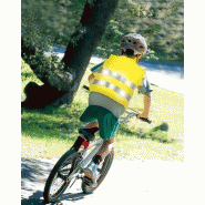 LAMPA - Gilet de sécurité enfant - Réfléchissant, taille universelle 45x42cm, ajustable - 936497_3