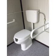 Monobloc sanitaire WC PMR raccordable - Structure acier galvanisé - 205cm x 205cm x 247cm_3
