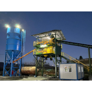 Centrale à béton fixe 30 m³ - Mélangeur planétaire 0.75 L - Silo à ciment 45 tonnes_3