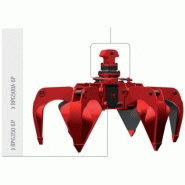 Grappins hydrauliques pour pelles et chargeurs RP350 6P à RPG500A 6P - Rozzi - compact et haute durabilité_3