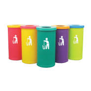 Poubelle personnalisable POP - 70L/bac - plastique recyclable et robuste pour tri sélectif_3
