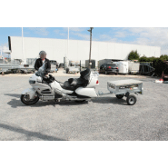 Remorque galvanisée avec châssis durable et robuste