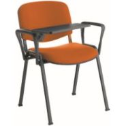Chaise empilable ISO TISSU résille polypro bois - Buff'hyeres Collectivités_3